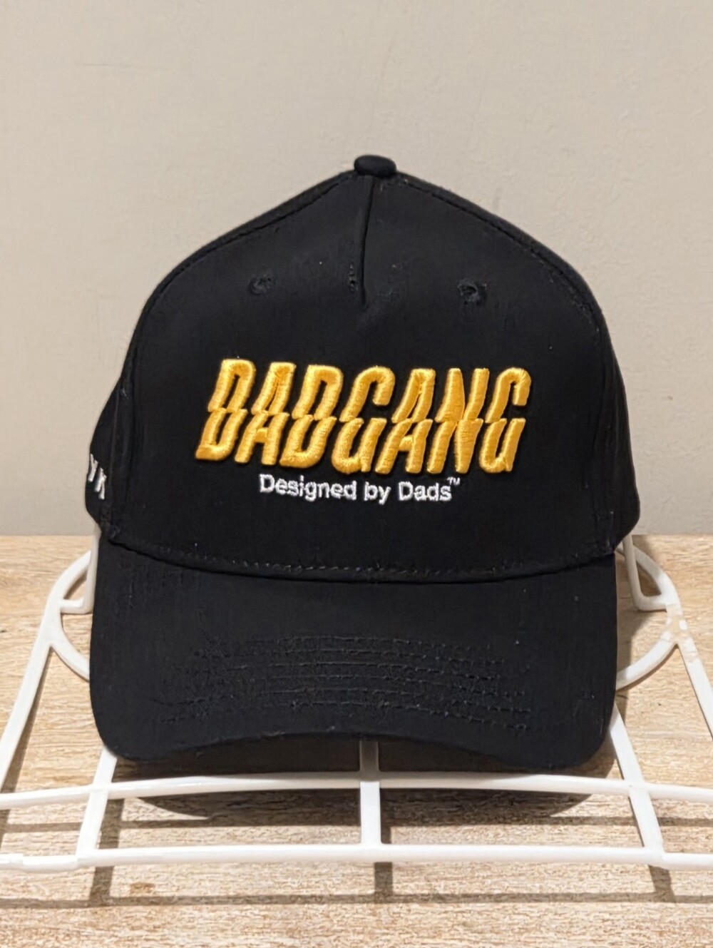 Dadgang IYKYK Electric Snapback Hat - Black & Gold - OSFA